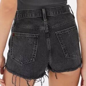 BDG Girlfriend High-Waisted Denim Short - Black Washed